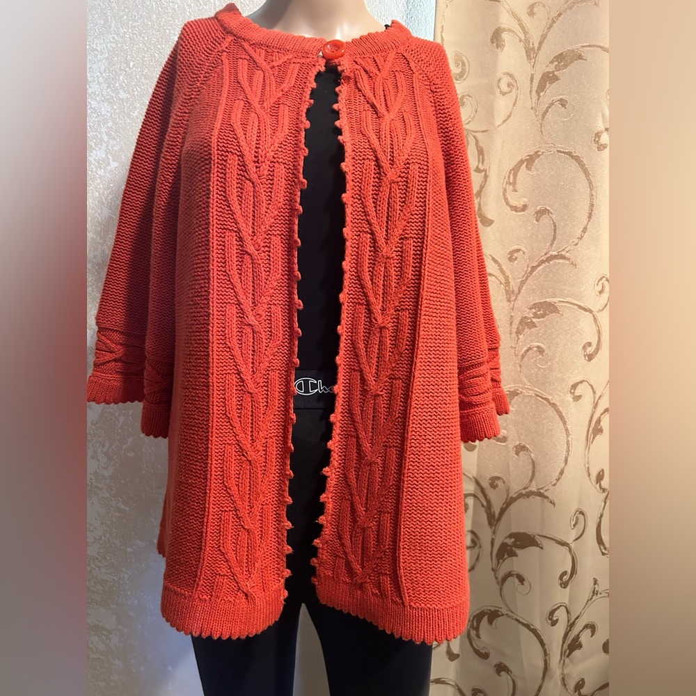 Cato Women’s Rust Orange Sweater, US Size 14/16W